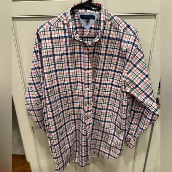 Tommy Hilfiger dress shirt button down Size 16.5. 32/33 - Picture 1 of 4